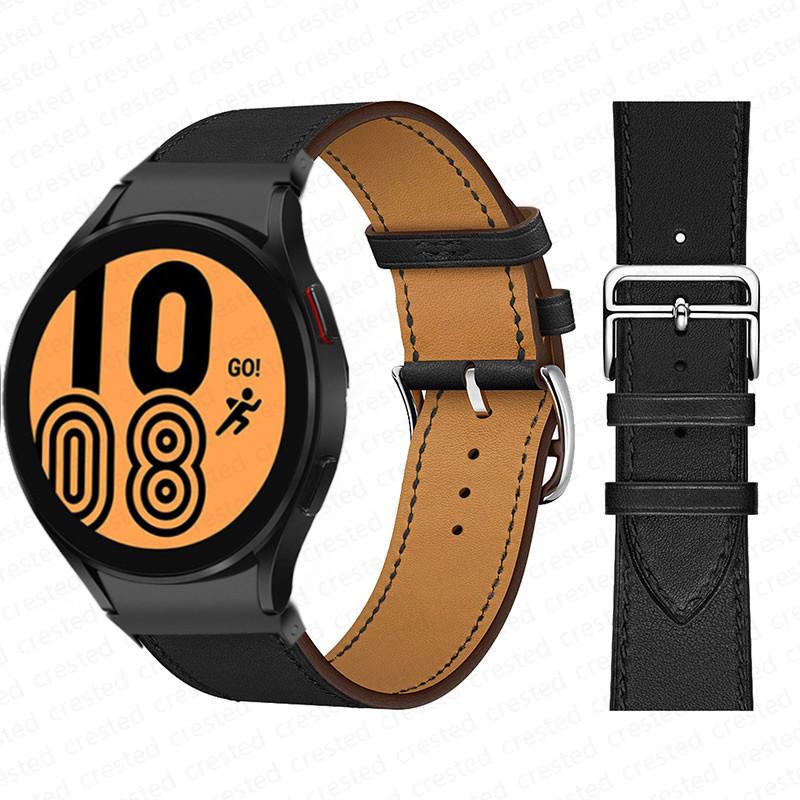 20mm Armband für Samsung Galaxy Watch 6 4 classic/5 Pro 44mm 40mm 47mm 43mm 45 Ohne Lücken Lederarmband Correa Galaxy Watch 6 Armband
