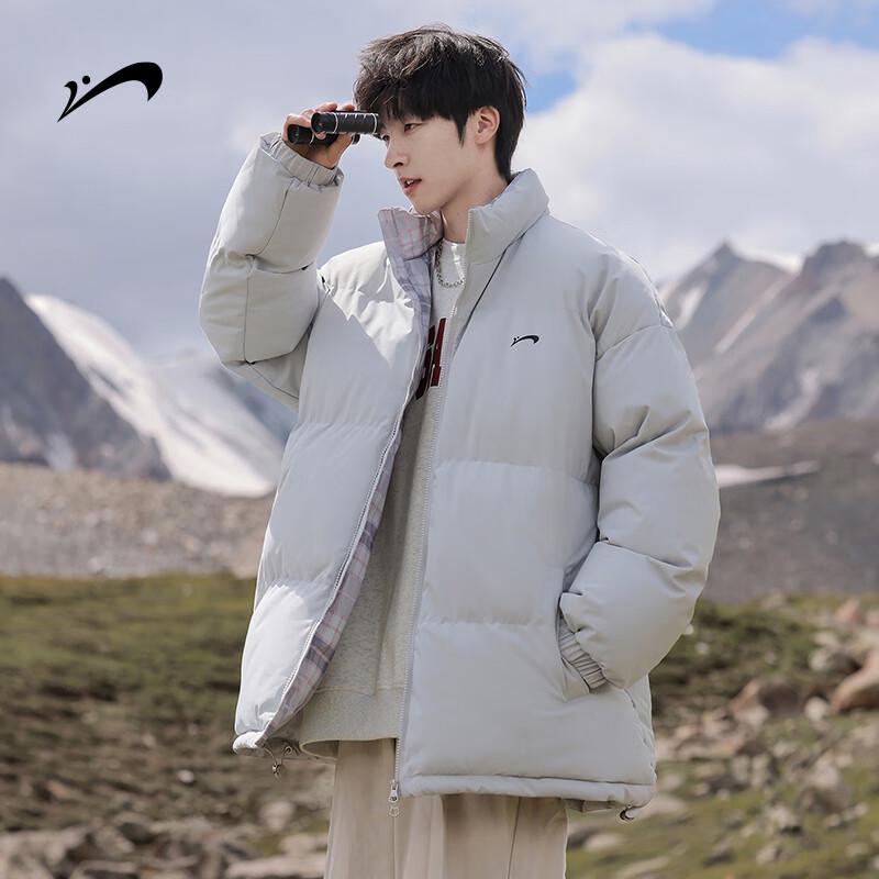 Guirenniao Men's Autumn/Winter Stand Collar Padded Jacket