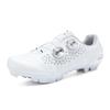 Unisex Cycling Shoes With Rotating Dial Low-Cut PU Leather MTB Road Bike Clipless Compatible