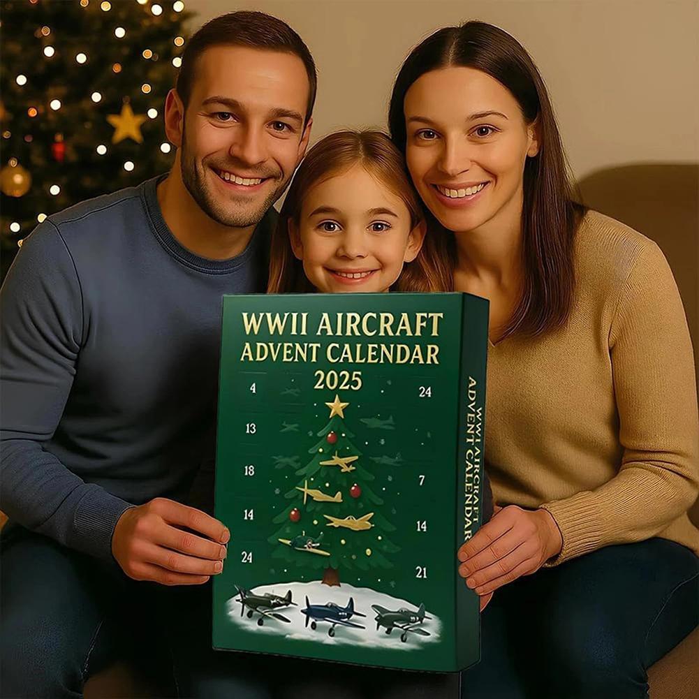 Unique Military-Themed Advents Calendar For Adults 24 Days Xmas Countdown Calendar With Unique Mini Airplane For Christmas Tree