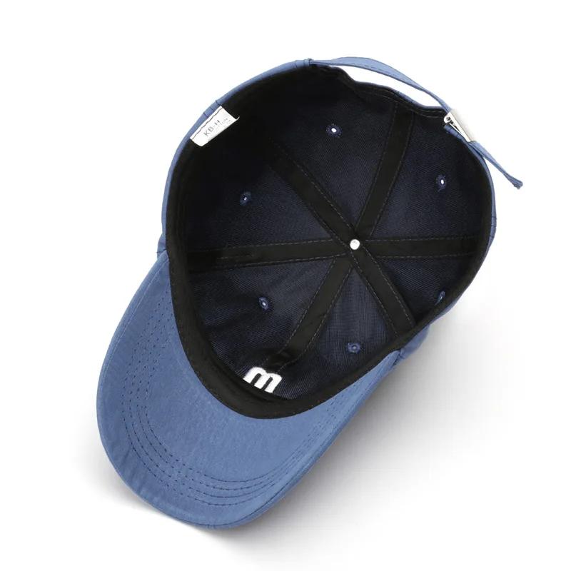 Modna czapka baseballowa 100% bawełna dla mężczyzn i kobiet Haftowane litery Czapka typu snapback Letnie czapki przeciwsłoneczne Unisex Casualowe czapki hip-hopowe