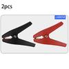 2PCS  Insulated For Alligator Clips 100A90mm Black & Red Car Battery Clips