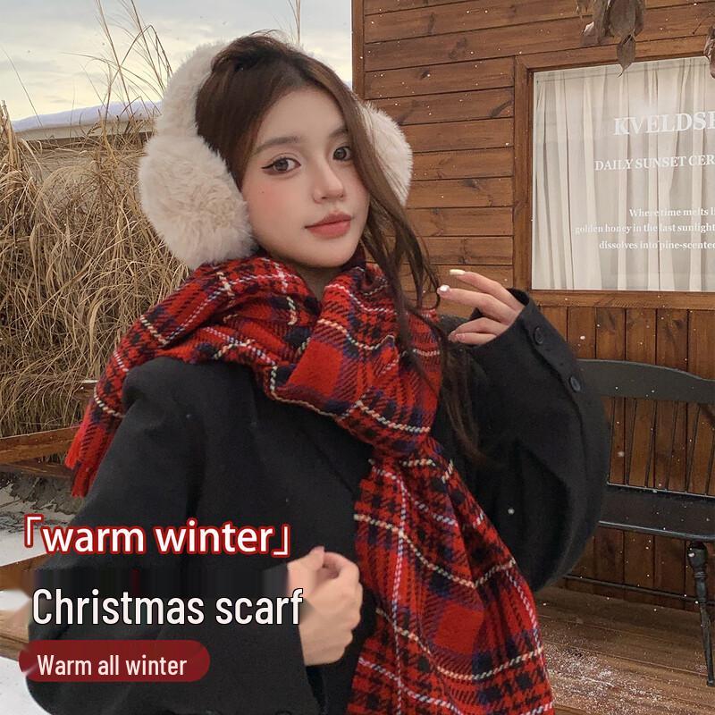 

Женский теплый зимний модный шарф