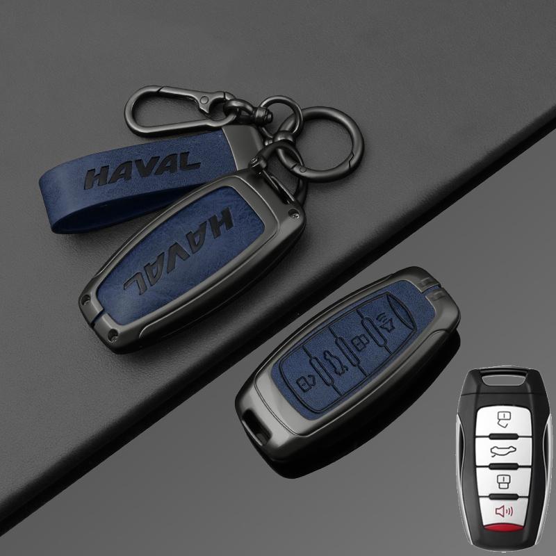 Zinc Alloy Car Key Case Protector Cover for Great Wall Haval Jolion 2022 H6 H7 H4 H9 F5 F7 F7X F7H H2S GMW Dargo Accessories