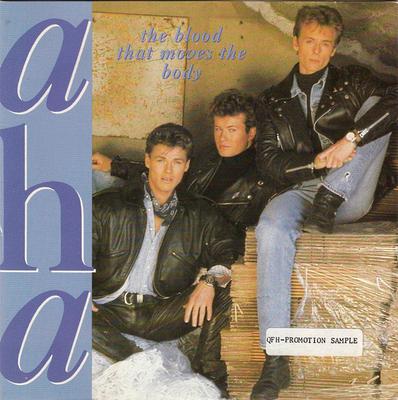 7inch Record A-HA - The Blood That Moves The Body W7840 Warner Bros. Re 1988 UK Dance & Electronica Used