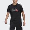 adidas x Disney M Dsny Ftbl T Funny Printing Sports Round Neck Short Sleeve Black Men's GL3204