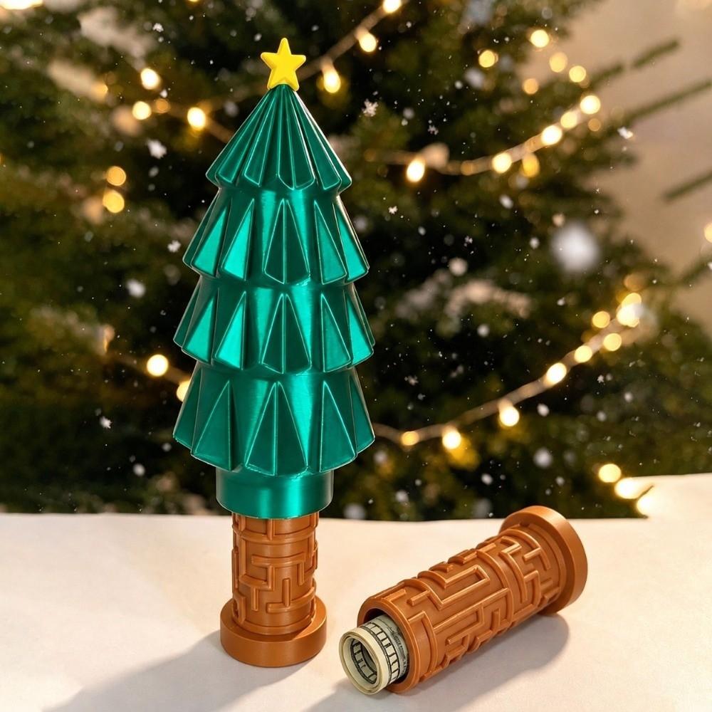 Green Christmas Tree Christmas Tree Money Gift Box Surprise Gift Box Hidden Storage Compartment