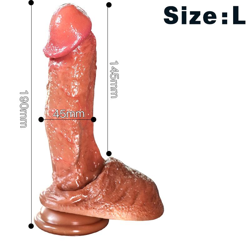 Hammer Doppelte Flüssigkeit Silikon Künstliche Penis Make-Up Weibliche Masturbator Dicke Lange Urlaub Penis Erwachsene Sexuelle Lieferungen
