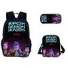 3-Piece Game Backpack School Bag For Teenagers Boys And Girls Travel Study Backpack And Lunch Box And Pencil Bag
