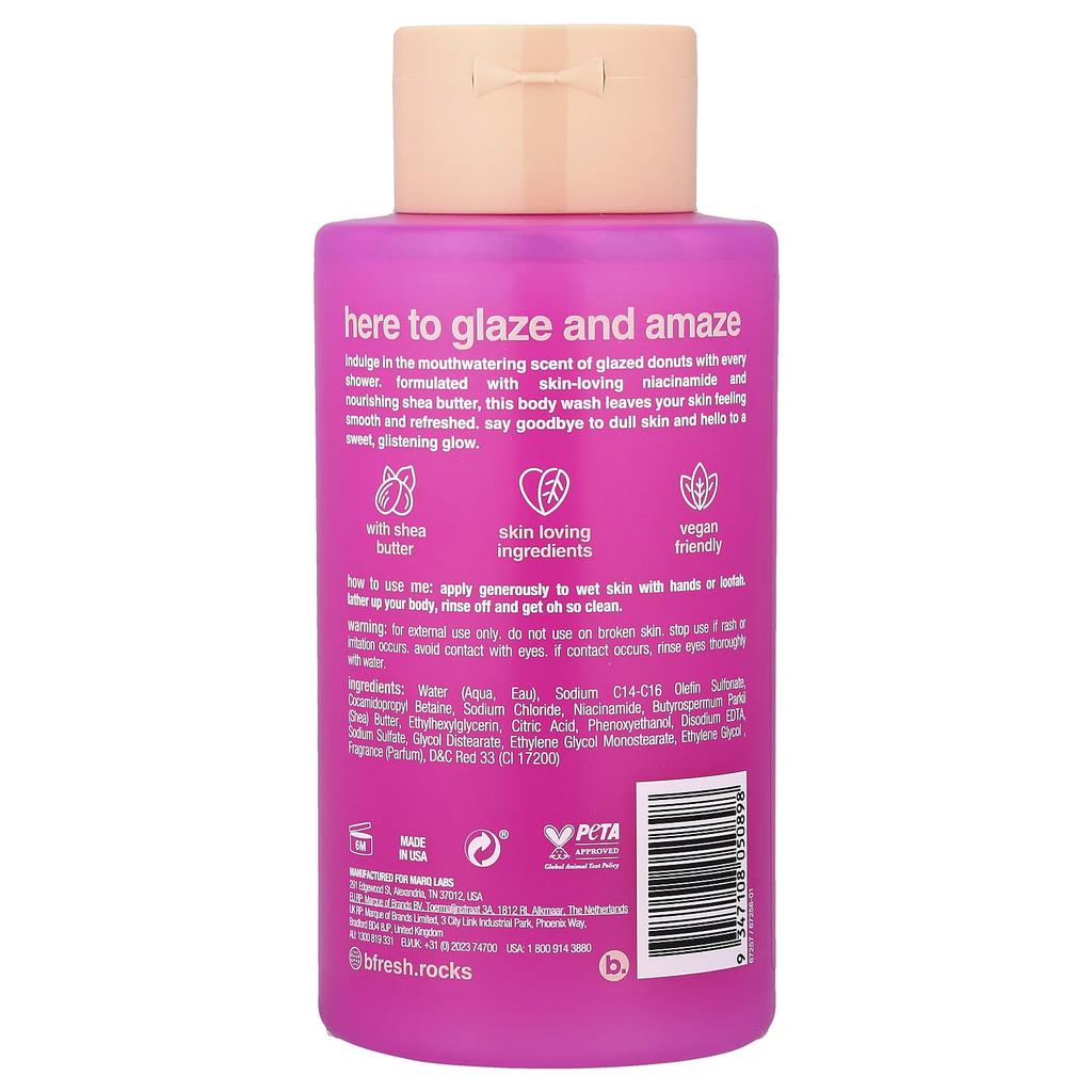 b.fresh, It's Not Just a Glaze, Glowing Body Wash, Glazed Donut, 473ml (16fl oz)
