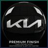 4 Pezzi 58MM Coprimozzi Centrali per Ruote Auto Badge Coprimozzo Cerchione Emblema Styling Per Kia Sauer CUB CEED Cerato Forte K8 K900 Optima Picanto RIO VG Ray EV