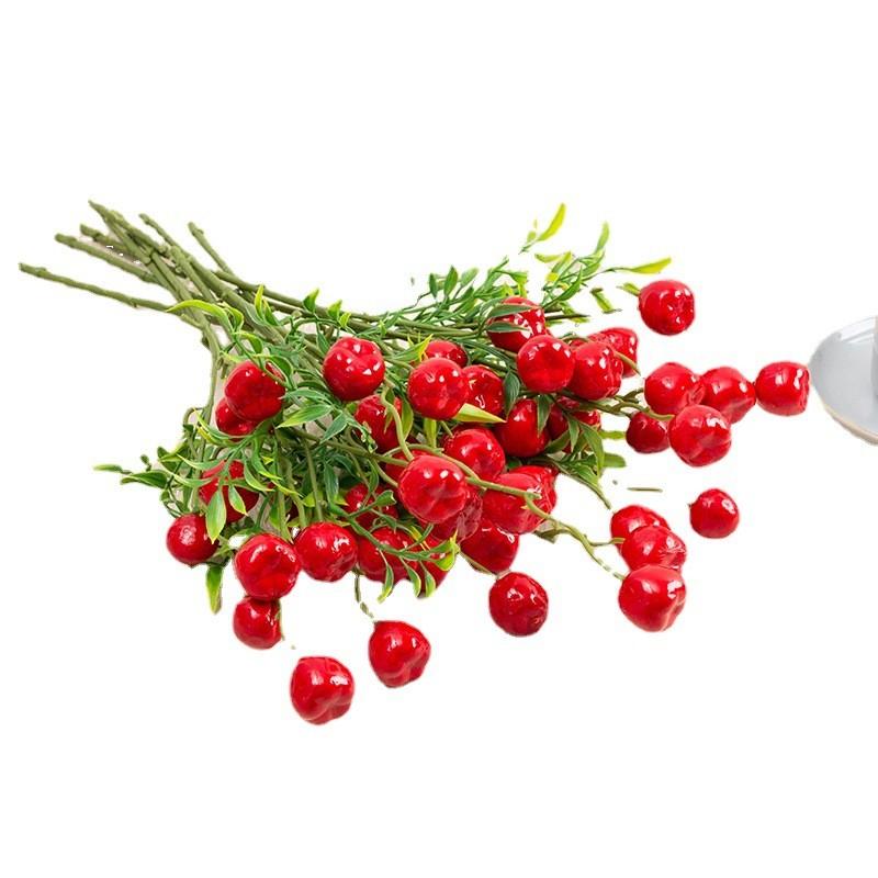 Red Orange Fruit Lemon Apple Plastic Fruit Flower Arrangement Gift Decoration