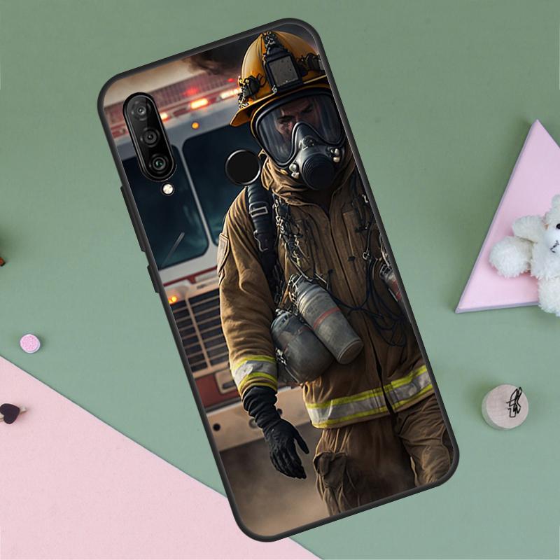 Firefighter Fire Love For Huawei Nova 9 10 SE Y91 Y61 Y90 Y70 Y60 Y72 12s 12i 11i 7i 8i P60 Pro P30 P40 Lite Case