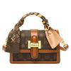 Women's New Autumn and Winter Versatile Leather Bag, Diagonal Cross Small Square Bag, Women's Commuting Single Shoulder Hand-held Bag