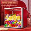 Transparent Lottery Box for Prize Draws and Events