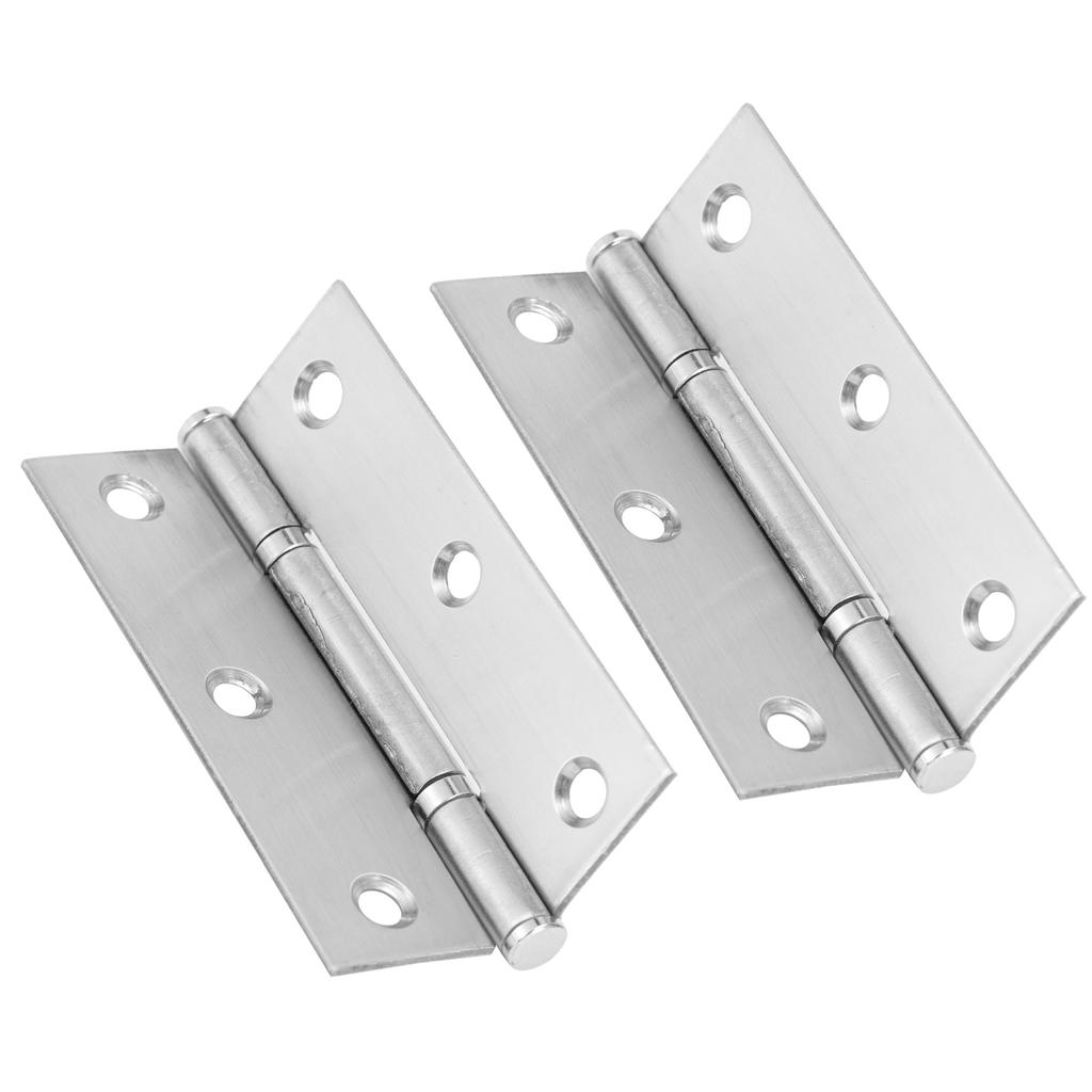 7 Paar Edelstahl Kleine Scharniere Haushalts-Schrankscharniere Möbelbeschläge Zubehör