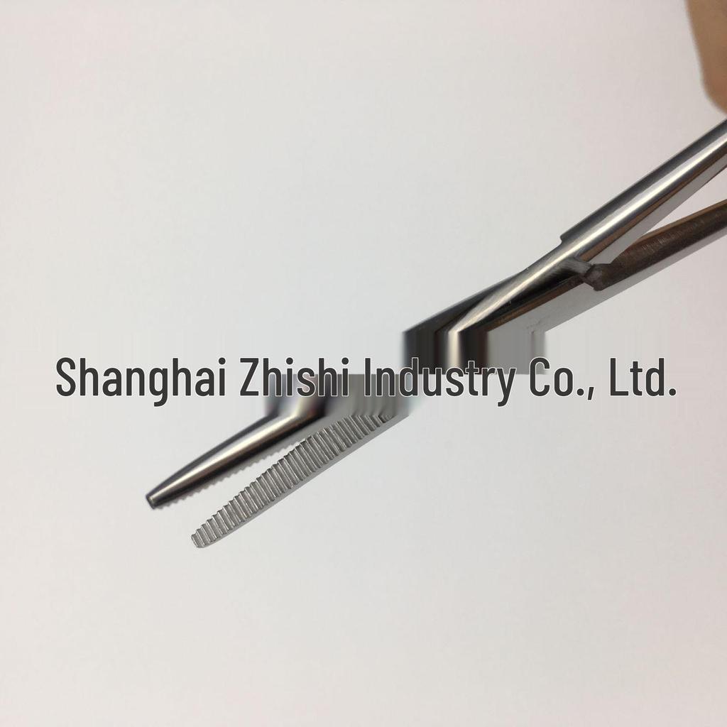 Large Curved Hemostatic Forceps for Fishing Hook Removal