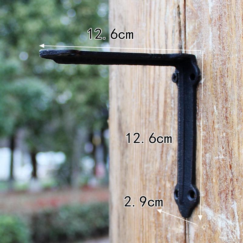 

European Style Retro Vintage Iron Cast Iron Shelf Partition Flower Rack Bracket Accessories Bracket Bookshelf Tripod