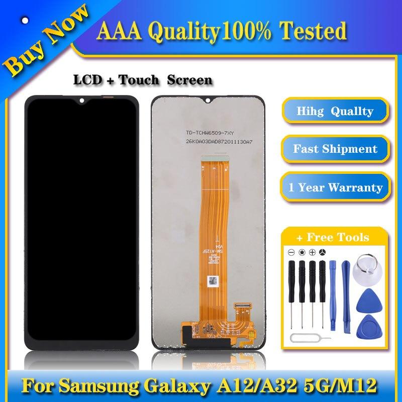 

100% протестированный OEM ЖК-экран для Samsung Galaxy A12 / A32 5G / M12 SM-A125 SM-A326 SM-M127 с дигитайзером полная сборка