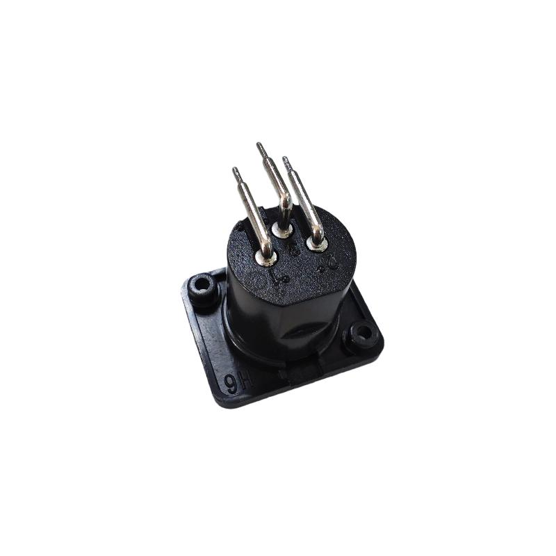 2/10Pcs Male Plug Straight Terminal Panel Mounted Connector 3 Pin Female Jack Panel Mount Black Xlr Connector