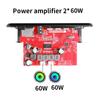Car Radio Module 2x60W Stereo Bluetooth 5.0 MP3 Decoder Board 12V 24V 120W Amplifier Handsfree Support FM TF USB AUX Recorder