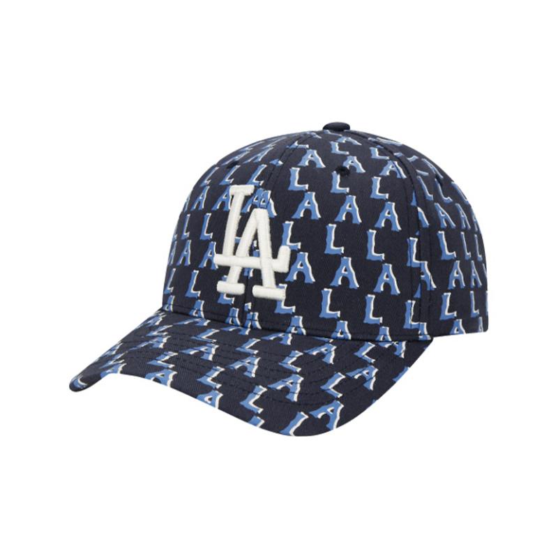 

MLB Cotton Baseball Caps Unisex Black/Blue/Beige Fashion 32CPFD011 F синій