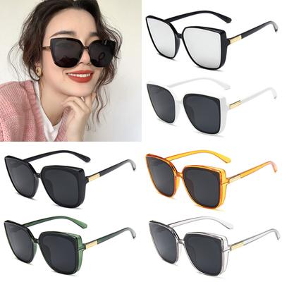 Vintage Sunglasses Glasses Sun Glasses Big Frame Eyewear Woman Cat Eye Sunglasses Fashion Cool  Supply