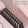 Mini Portable Hair Straightening Comb 2 in 1 Straight Curling Anti Frizz Easy to Carry Travel Friendly Hair Styling Accessory
