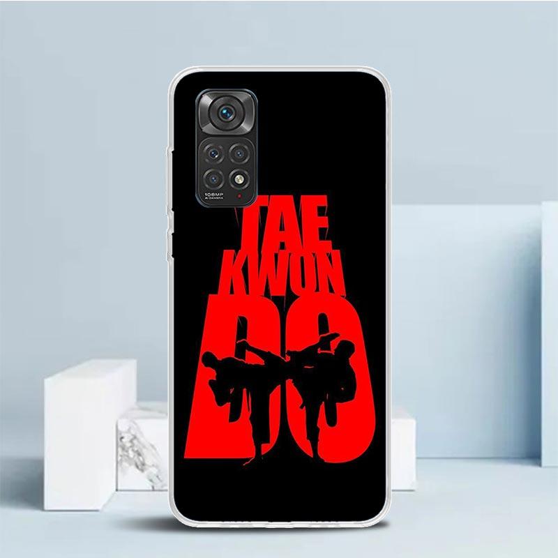Kungfu Taekwondo Phone Case For Xiaomi Redmi Note 15 14 14S 13 12S 12 Pro Plus 11S 11 11T 11E 10S 10 + Soft TPU Back Cover Redmi