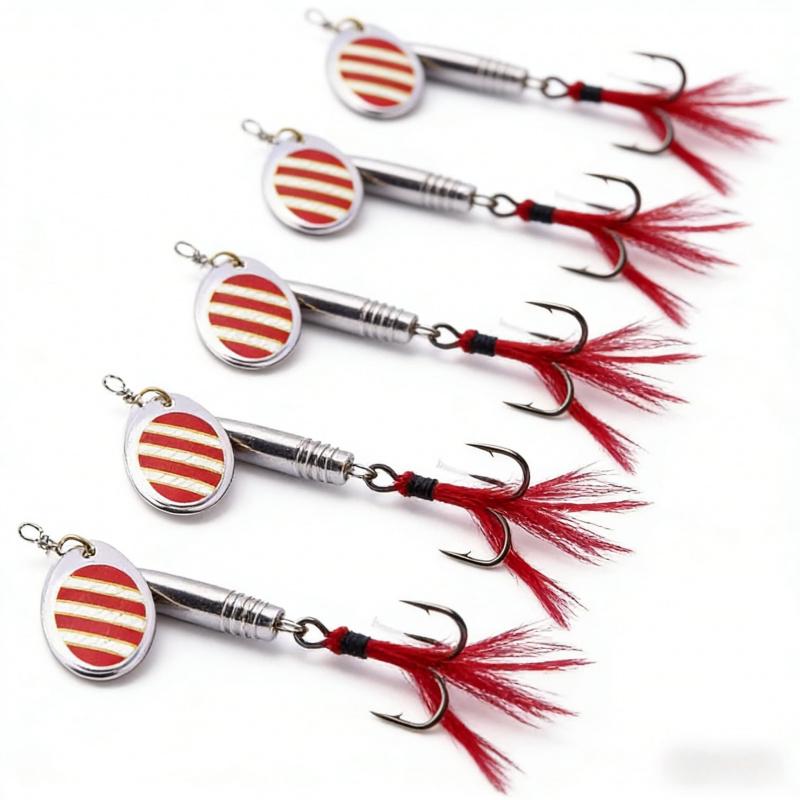 11G8CMRed rotating sequin lure5Individual freshwater universal bait for bass and catfish, specifically designed for long-distanc