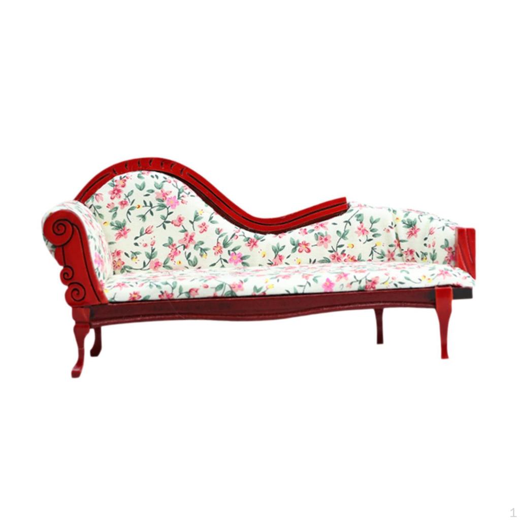 1:12 Doll House Mini Sofa Dollhouse Decoration Simulation Furniture for Party Favors