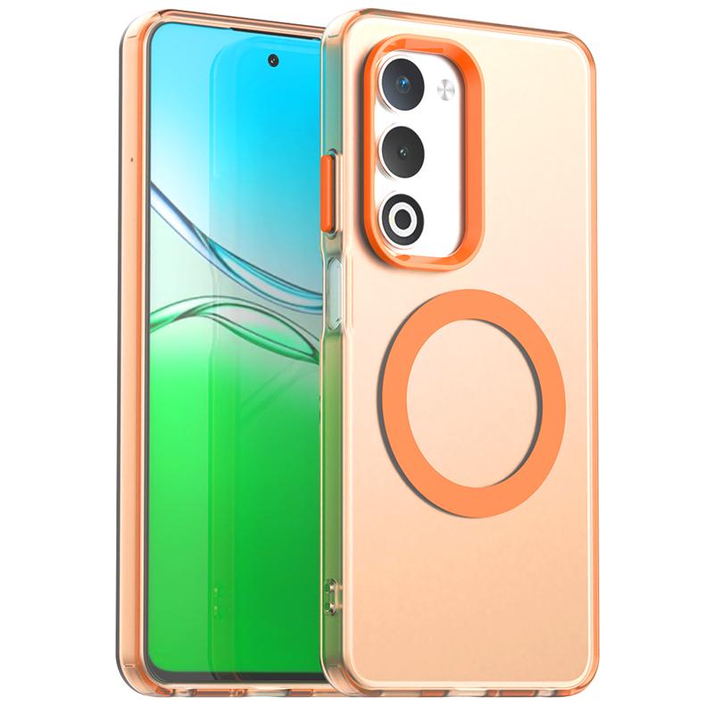 Transparent Phone Case For Oppo A5m Case For Oppo A5m Magnetic Adsorption Wireless Charge Back Cover For Oppo A5m Case 6.67 inch