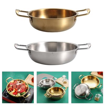 Wok mit effizienter Wärmeleitung, Wok-Bratpfanne aus Edelstahl zum Kochen im Induktions- und Gasofen mit antihaftbeschichteter Oberfläche