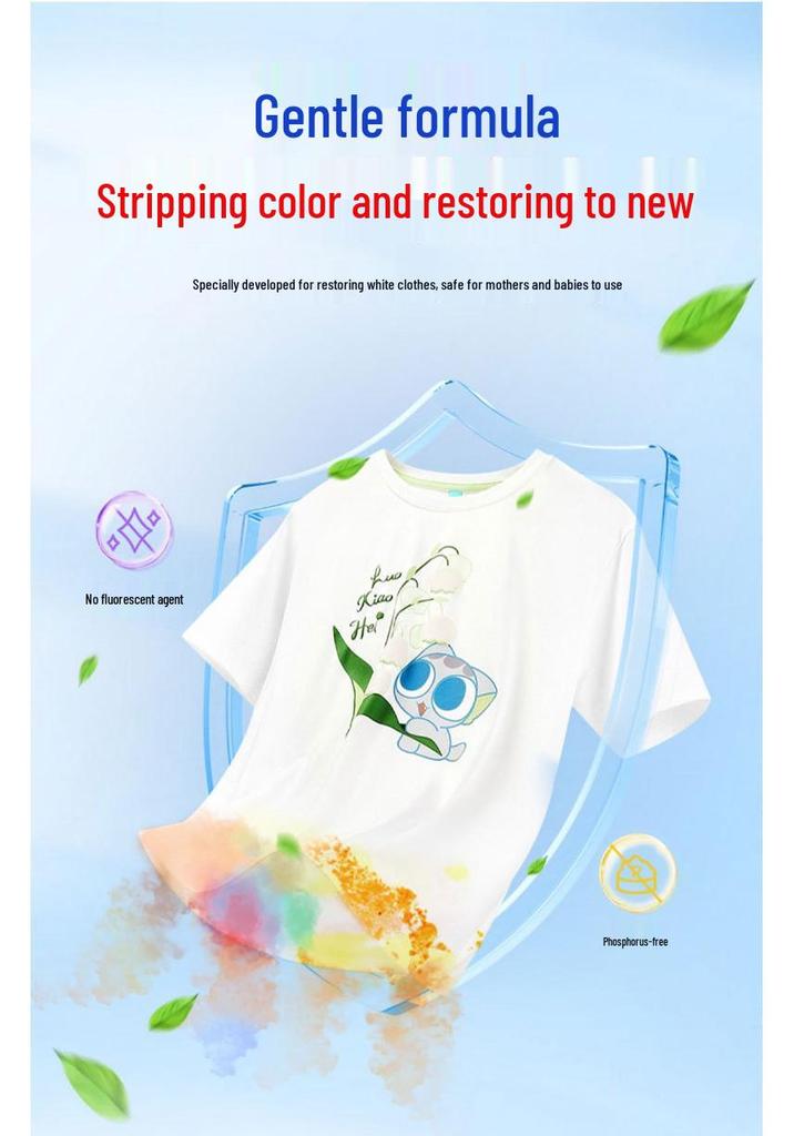 Dry Cleaning White Clothes Bleaching Powder - No-Scrub Stain Remover and Whitener