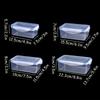 Four Sets of Multi-functional Transparent Food Storage Kits, Multi-size, Tightly Closed Lids To Keep Food Fresh and the Kitchen Clean and Orderly