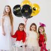 Black Gold Moon Castle Ramadan Balloons Eid Mubarak Party Supplies Islamic Latex Balloons for Middle Eastern Home Decorations