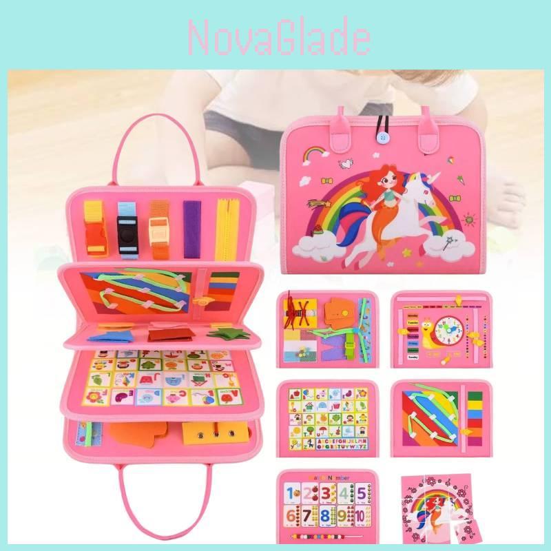 Premium Felt Toy Play Mat For Kids Interactive Learning Board Educational Activities