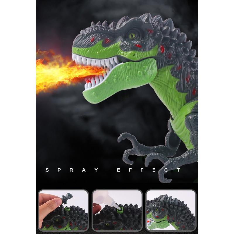 Remote Control Spray Dinosaur With Egg Laying And Projection For Childrens Gift