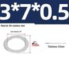 304 Stainless Steel Ultra-Thin Flat Washers - Available in Thickness: 0.1mm, 0.2mm, 0.3mm, 0.5mm