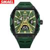 Top Brand New High Sense Men's Watch Leading the Trend with LED Luminous Multifunctional Quartz Electronic Movement Watch