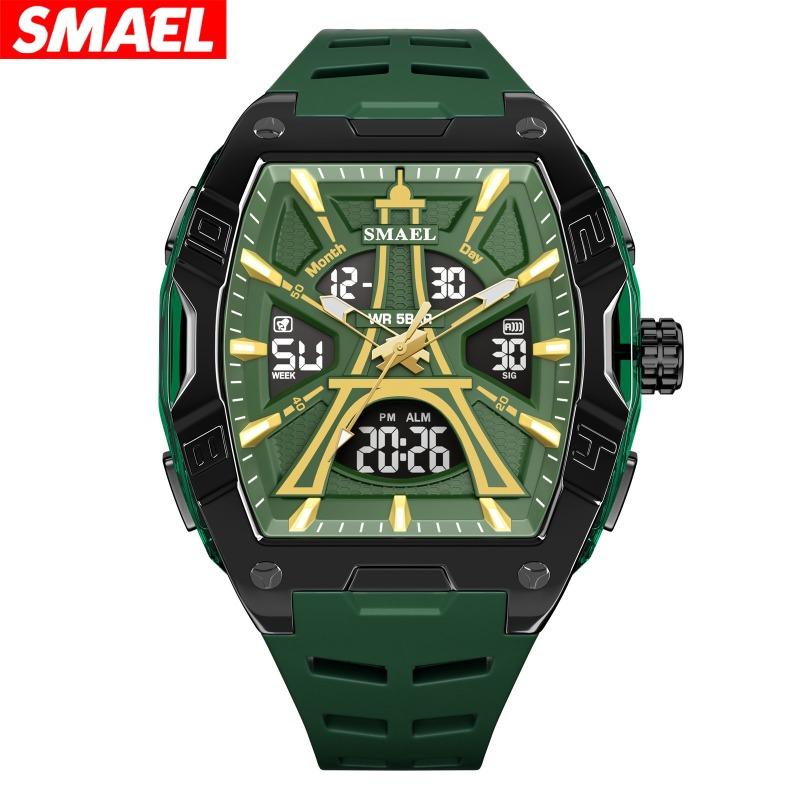 Top Brand New High Sense Men's Watch Leading the Trend with LED Luminous Multifunctional Quartz Electronic Movement Watch