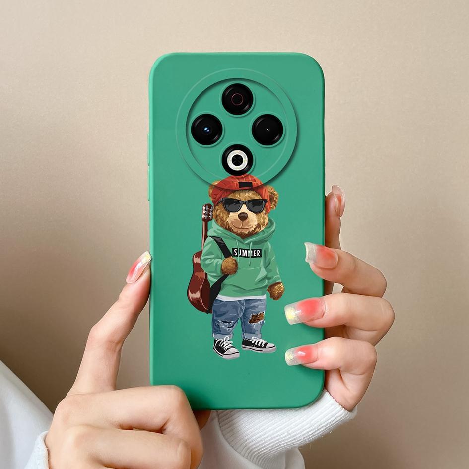 Mode-Hüllen für Tecno Camon Pop 9 Sprak 20 30 30C Pro 30S GO 1 2025 4G 5G Lovely Bear, weicher, ultradünner Displayschutz aus flüssigem Silikon für Tecno Capa
