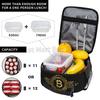 Bitcoin Logo Print Thermal Lunch Box Reusable Cooler Insulated Lunch Bag Waterproof Meal Food Container Bento Tote Bags for Work