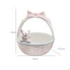 Rabbit Easter Basket Bunny Bowls Creative Flower Pot Small Candy Serving Kids Children Gifts