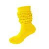 Slouch Socks Cotton Scrunch Knee High Extra Long and Heavy Socks Casual Solid^