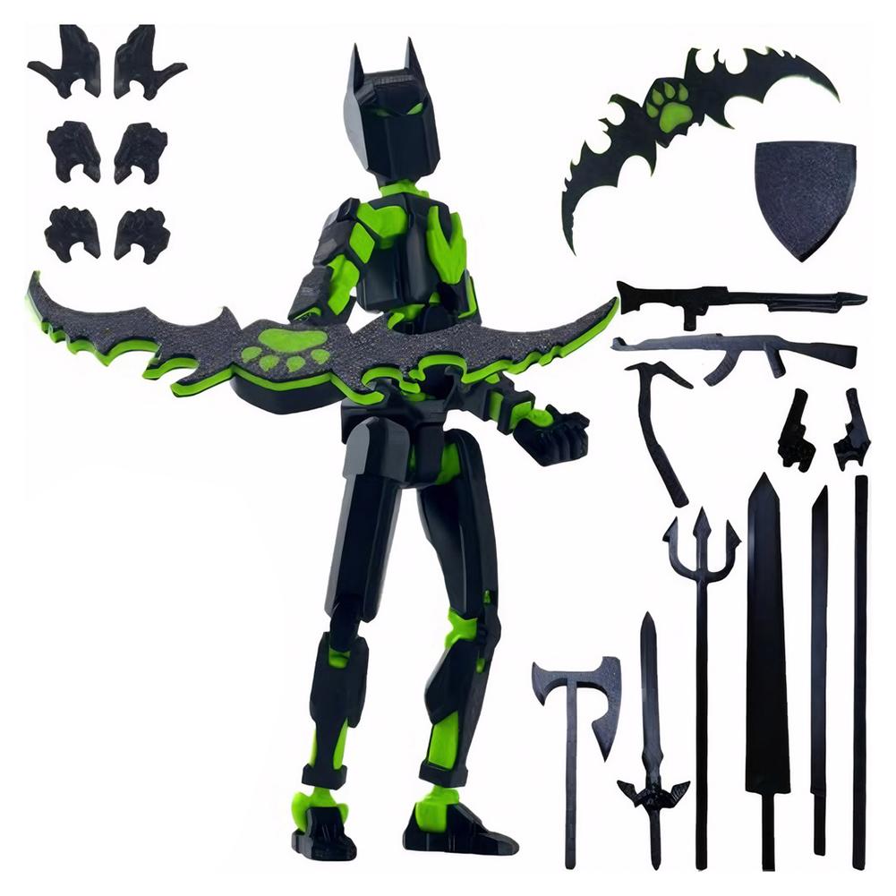 New 13 Robot Action Figure with Multiple Accessories Multi-Jointed Action Figures Action Figures Toys Home Desk Decoration Gifts