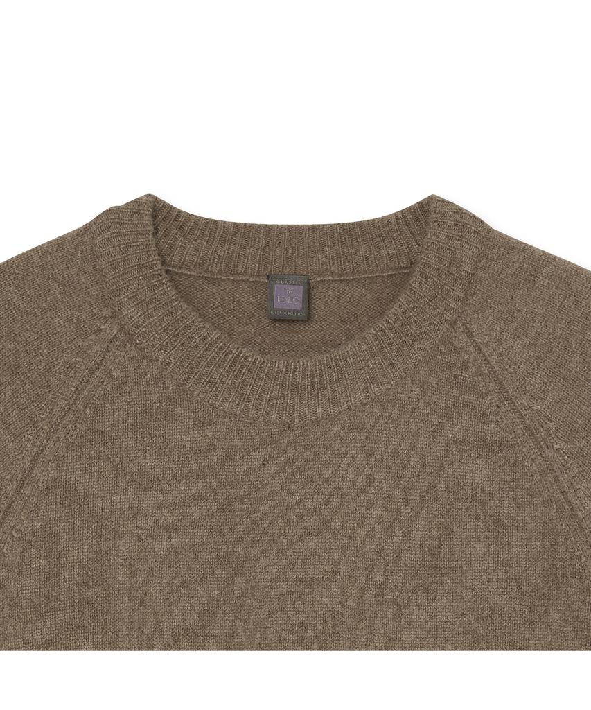 IOLO Women'S Alpaca Raglan Round_Mocha Brown