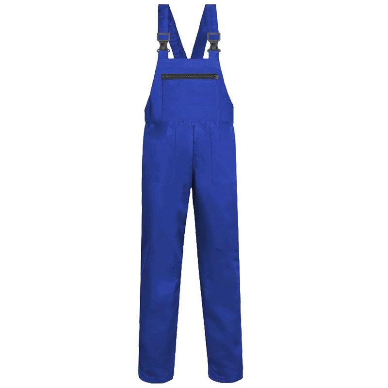 Japanese Fashion Unisex Pure Cotton Multi-Pocket Overalls with Custom Printing
