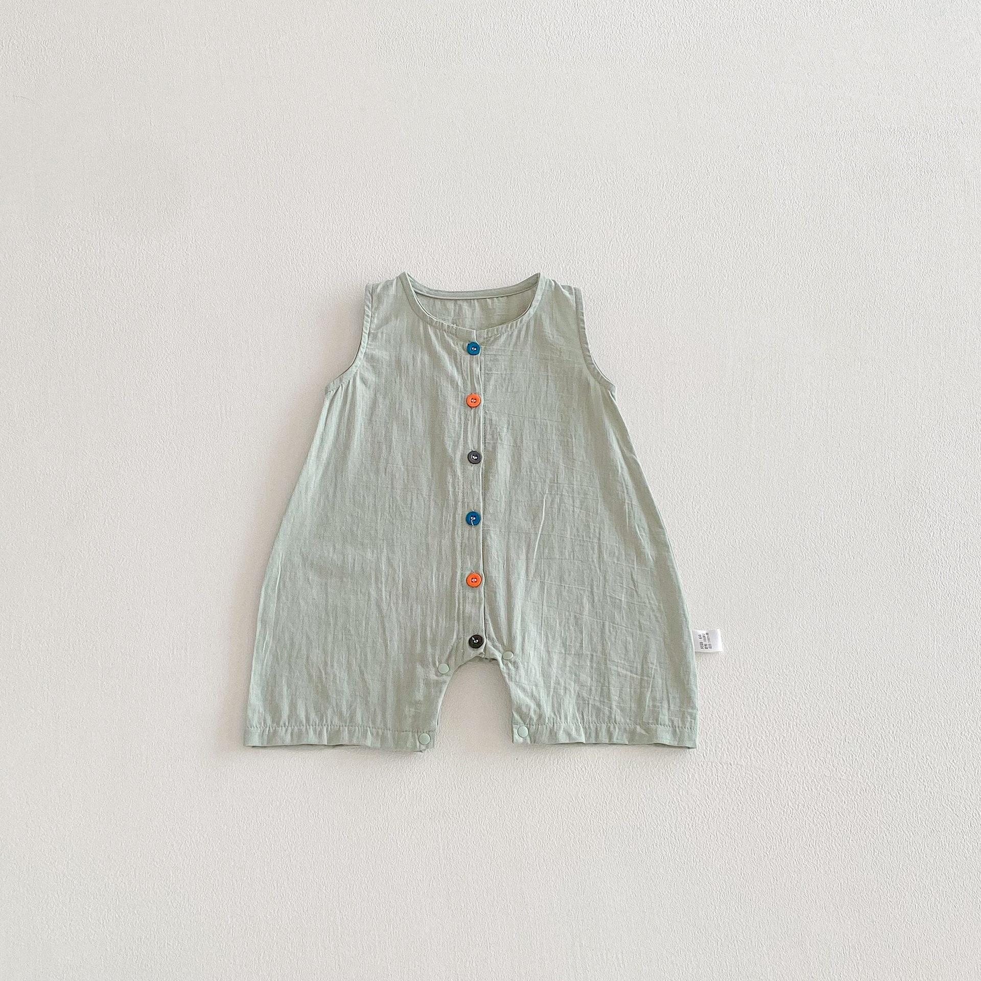 Summer Baby Girl Sleeveless Romper Thin Cute Jumpsuit For Newborns Outdoor Wear 66
