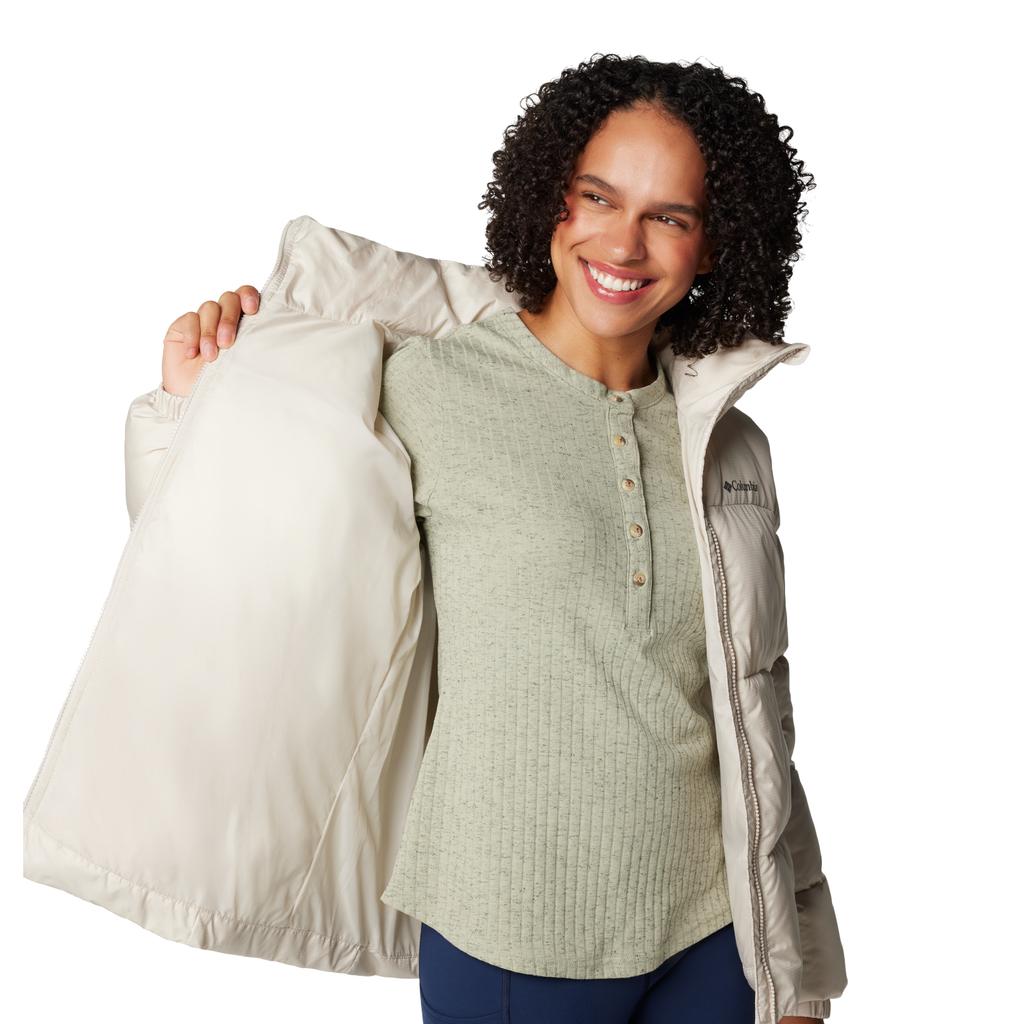 Columbia Puffect II Full Zip Jacket, Womens Beige Jacket